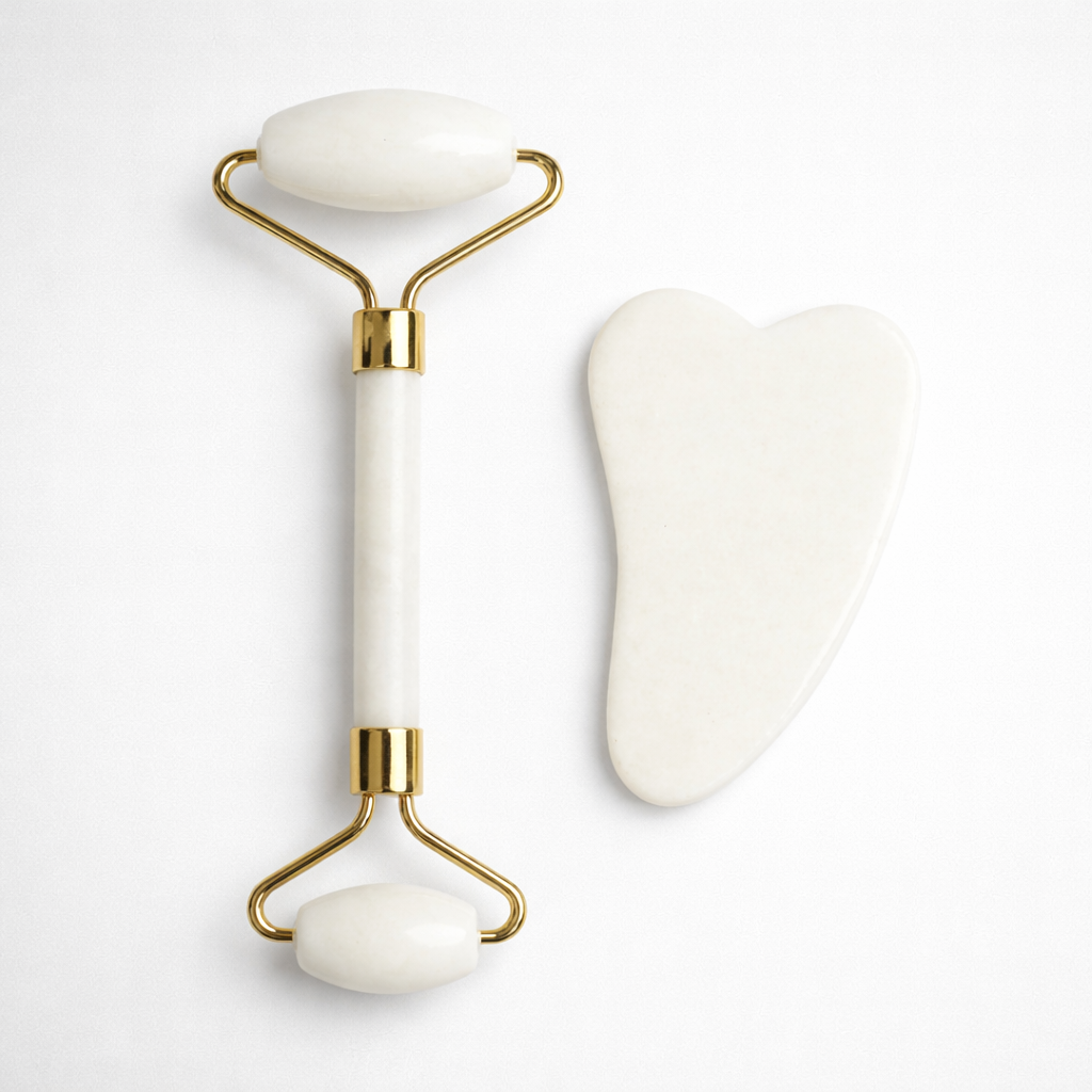 Lifting Skin – Massageador Facial de Quartzo Branco