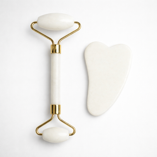 Lifting Skin – Massageador Facial de Quartzo Branco